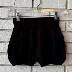 Sugar & Bruno Black Bubble Sweater Shorts Youth One Size